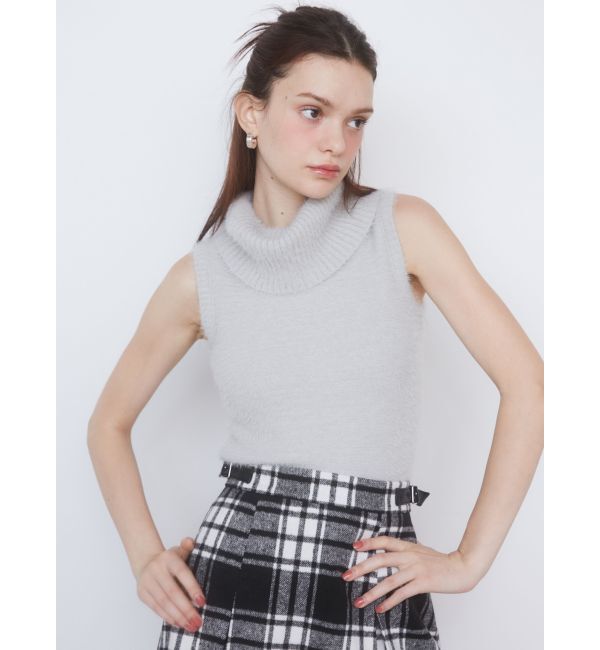 CALNAMUR「SHAGGY TURTLENECK KNIT/シャギータートルネックニット」|ニット・セーター|