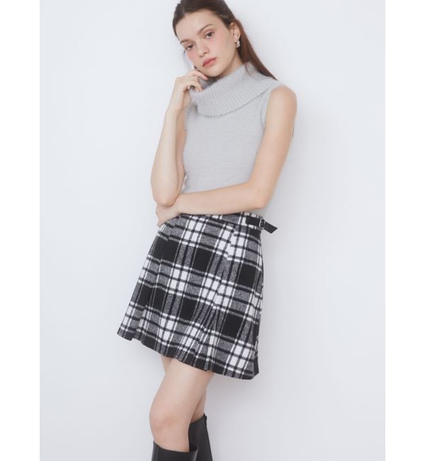 CALNAMUR「SHAGGY TURTLENECK KNIT/シャギータートルネックニット」|ニット・セーター|