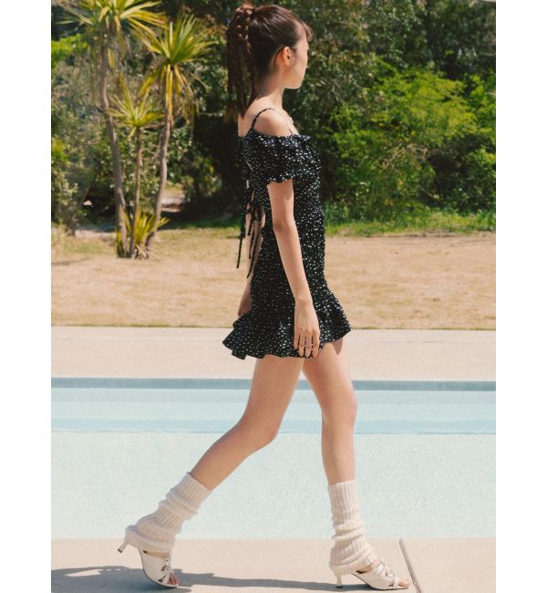 RESEXXY「シャーリングミニワンピース」|ワンピース|