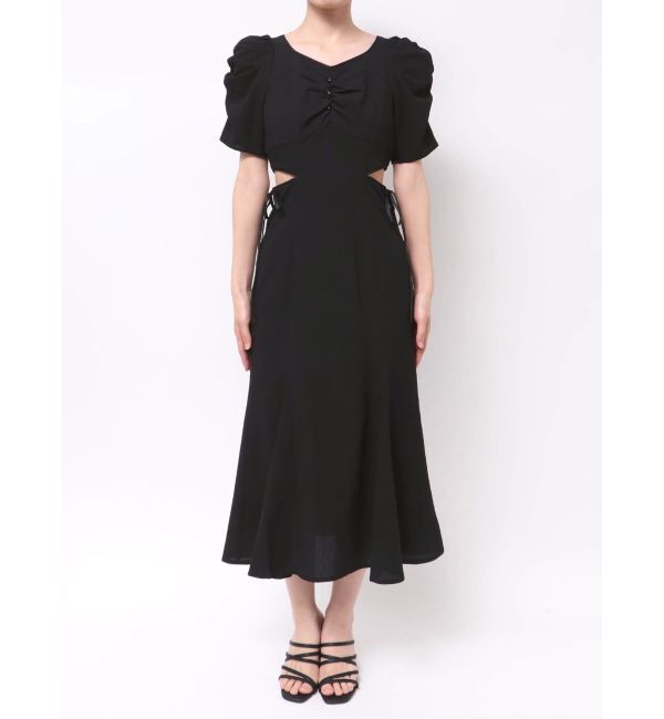 dazzlin「ウエストカットアウトパイピングワンピース」|ワンピース|