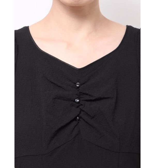 dazzlin「ウエストカットアウトパイピングワンピース」|ワンピース|