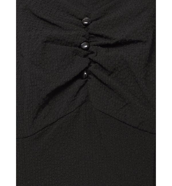 dazzlin「ウエストカットアウトパイピングワンピース」|ワンピース|