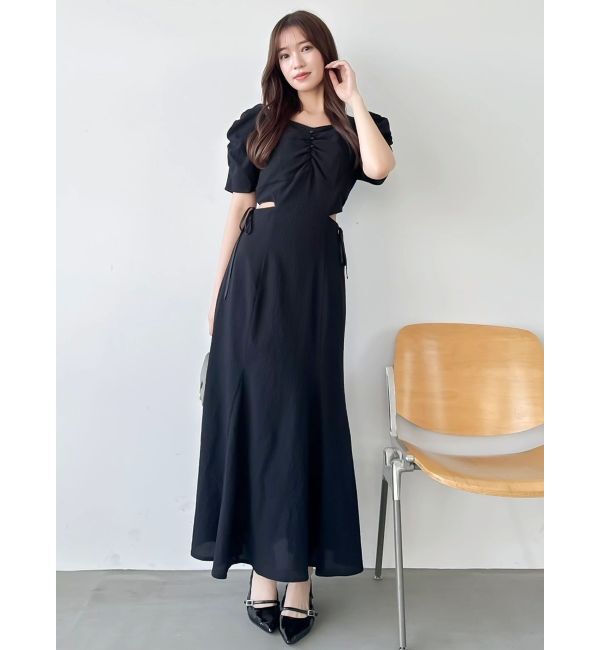 dazzlin「ウエストカットアウトパイピングワンピース」|ワンピース|