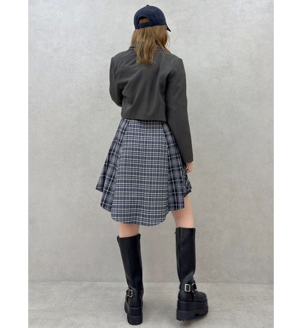 dazzlin「レイヤードイレヘムシャツワンピース」|ワンピース|