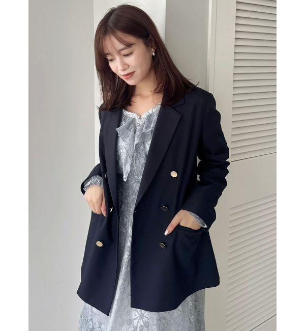 dazzlin「バックリボンレースフリルワンピース」|ワンピース|