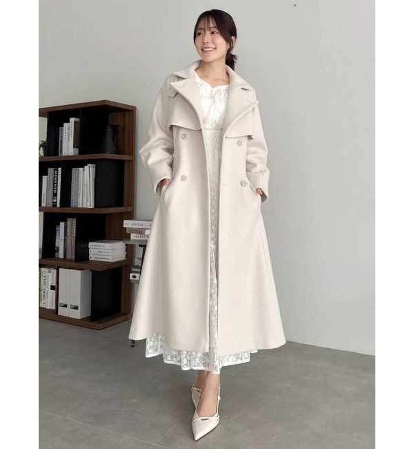 dazzlin「バックリボンレースフリルワンピース」|ワンピース|