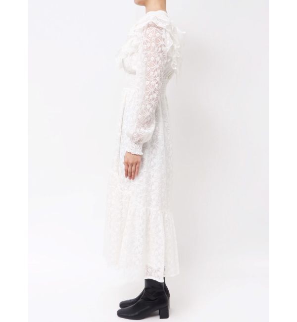 dazzlin「バックリボンレースフリルワンピース」|ワンピース|