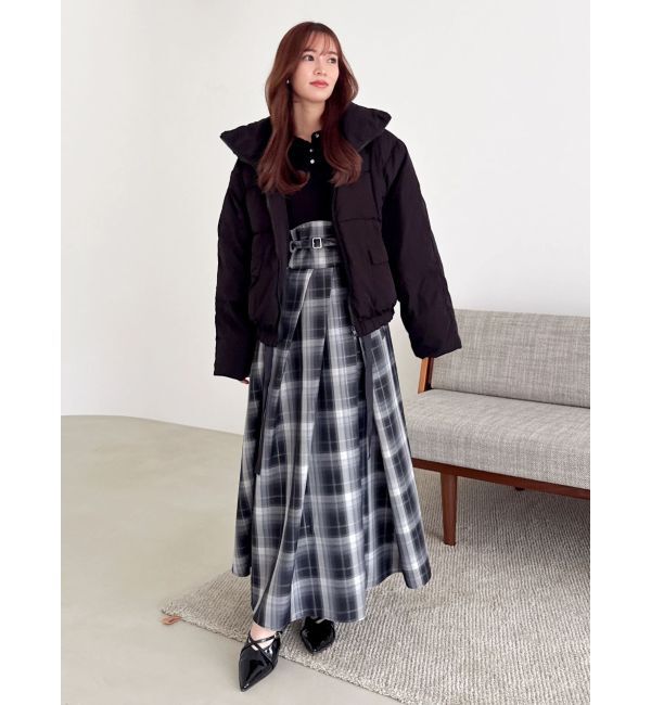 dazzlin「【追加生産分/新色あり】シャツカラーコルセットタックワンピース」|ワンピース|