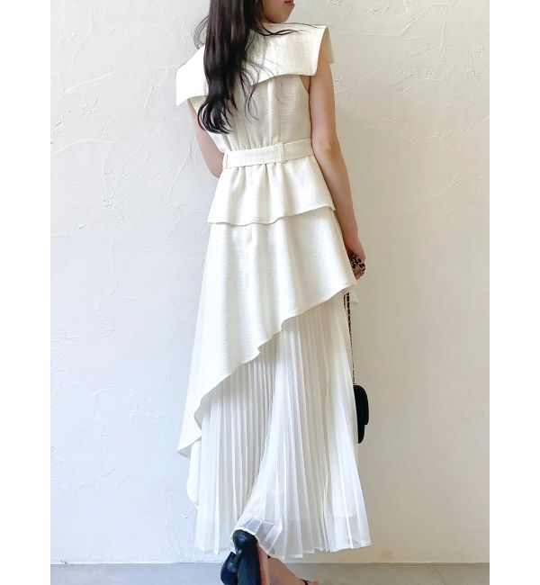 dazzlin「【復刻】アシメプリーツトレンチワンピース」|ワンピース|