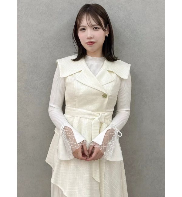 dazzlin「【復刻】アシメプリーツトレンチワンピース」|ワンピース|