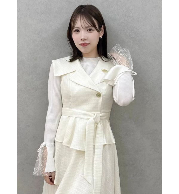dazzlin「【復刻】アシメプリーツトレンチワンピース」|ワンピース|