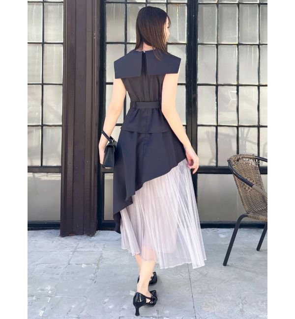 dazzlin「【復刻】アシメプリーツトレンチワンピース」|ワンピース|