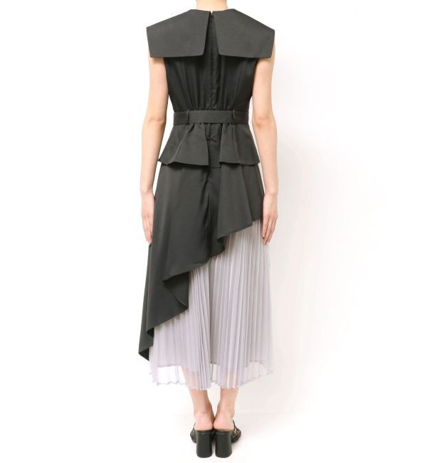 dazzlin「【復刻】アシメプリーツトレンチワンピース」|ワンピース|