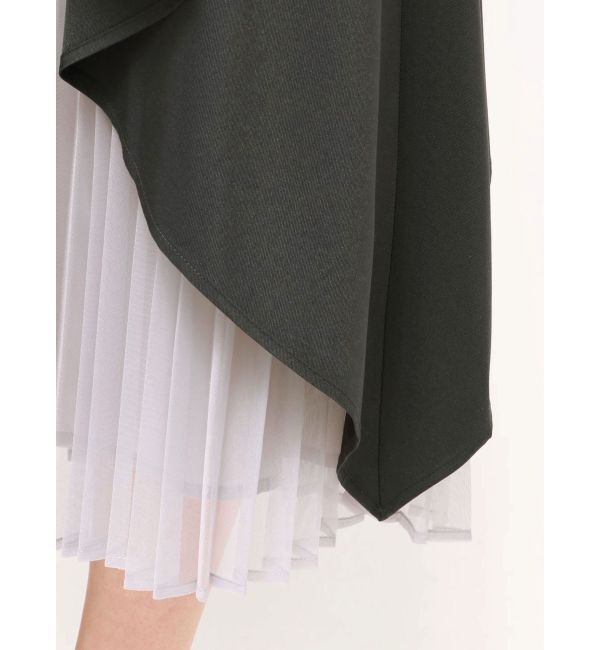 dazzlin「【復刻】アシメプリーツトレンチワンピース」|ワンピース|