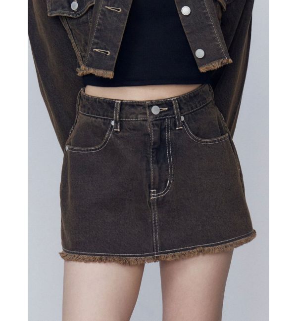 EMODA「ボックスミニスカート」|スカート|