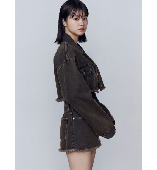 EMODA「ボックスミニスカート」|スカート|