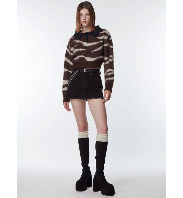 EMODA「ボックスミニスカート」|スカート|