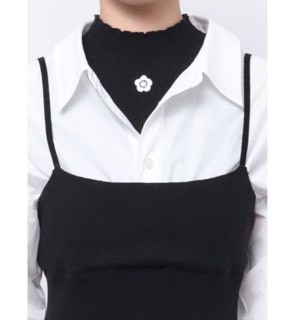 MERCURYDUO「【MARY QUANTコラボ】シャツドッキングニットワンピース」|ワンピース|