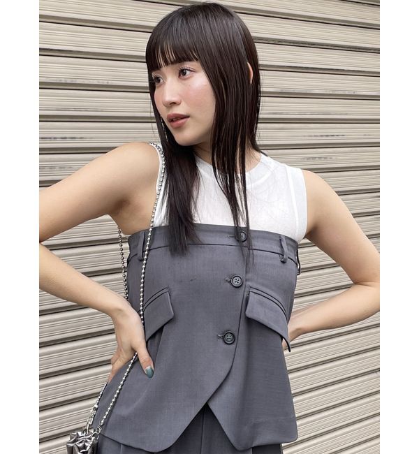 MURUA「セミシアーノースリカットトップス」|Tシャツ・カットソー|