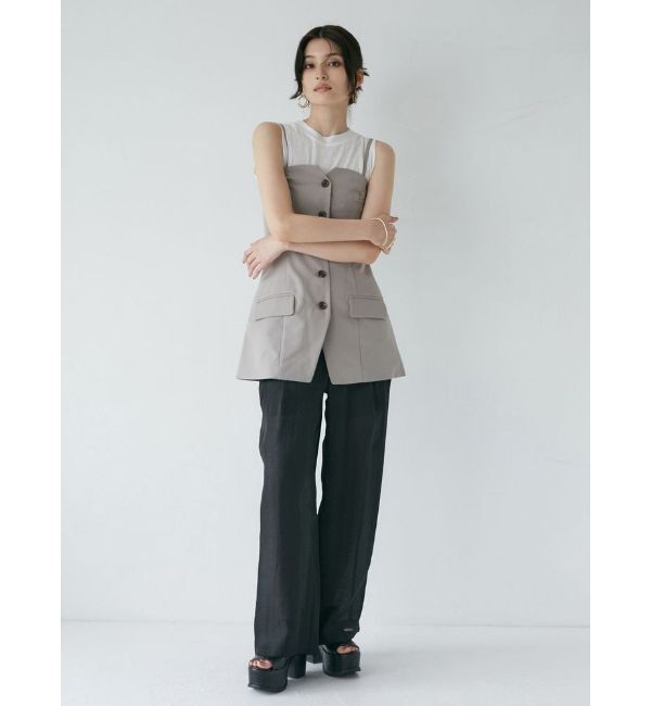 MURUA「セミシアーノースリカットトップス」|Tシャツ・カットソー|