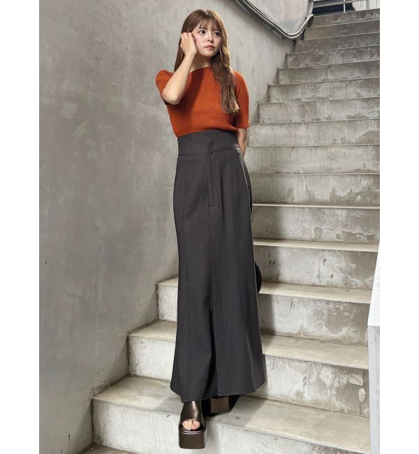 MURUA「デニムライクステッチスカート」|スカート|