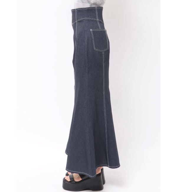MURUA「デニムライクステッチスカート」|スカート|