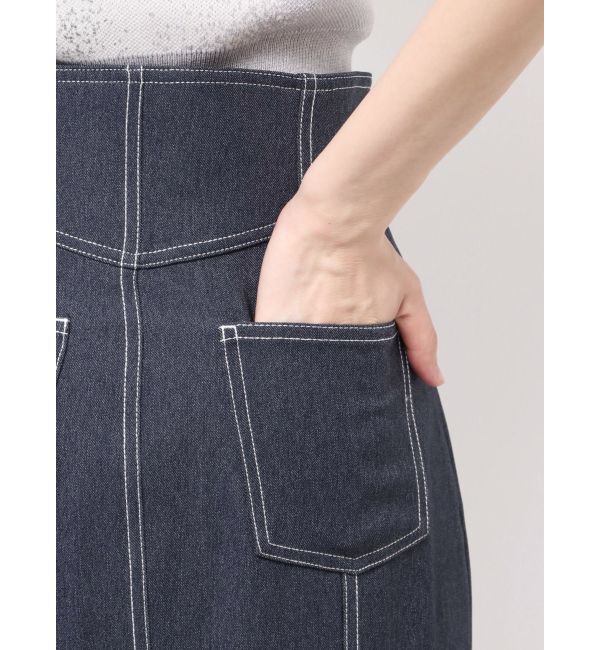 MURUA「デニムライクステッチスカート」|スカート|