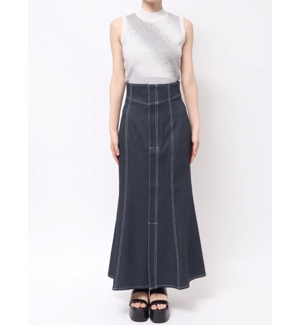 MURUA「デニムライクステッチスカート」|スカート|