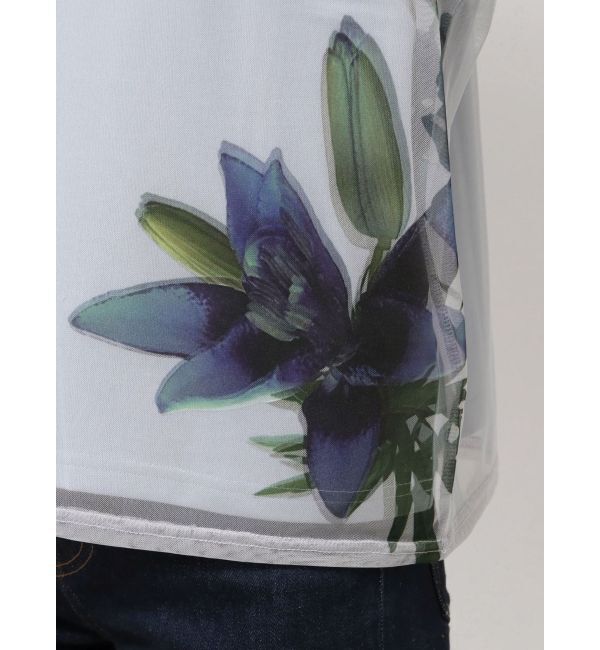 MURUA「【MURUA&times;STAYFLOWER】チュールドッキングフラワーTシャツ」|Tシャツ・カットソー|