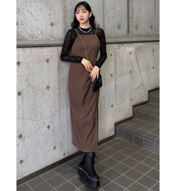 MURUA「フロッキーモノグラムシアートップス」|Tシャツ・カットソー|