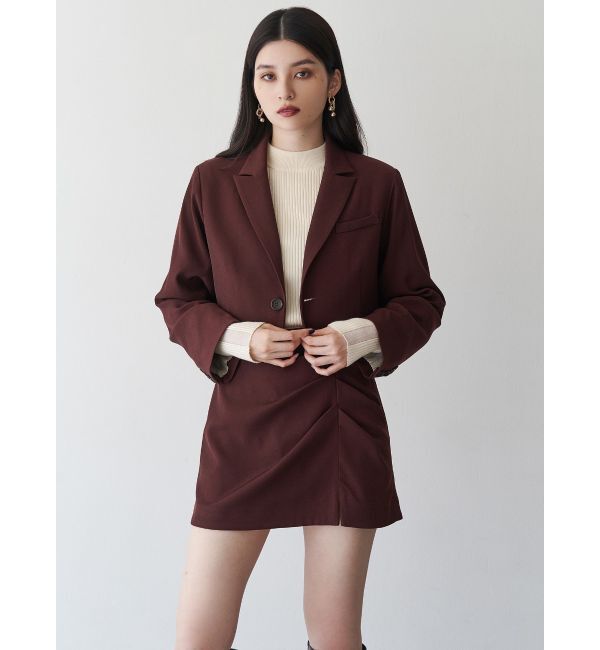 MURUA「タックドレープミニスカート【セットアップ着用可】」|スカート|