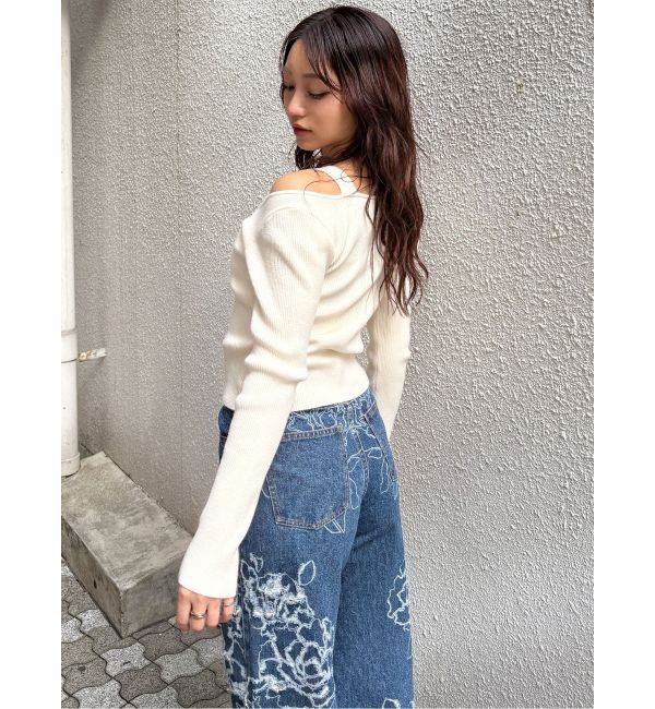 MURUA「フロントボタンデザインニット」|ニット・セーター|