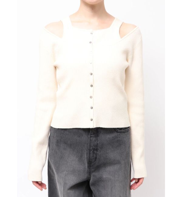 MURUA「フロントボタンデザインニット」|ニット・セーター|
