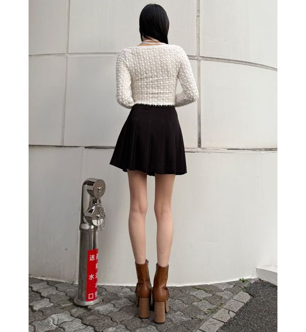 MURUA「ダブルプリーツミニスカート【セット販売対象】」|スカート|