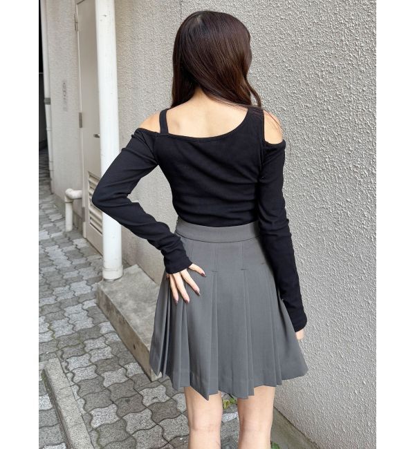 MURUA「ダブルプリーツミニスカート【セット販売対象】」|スカート|