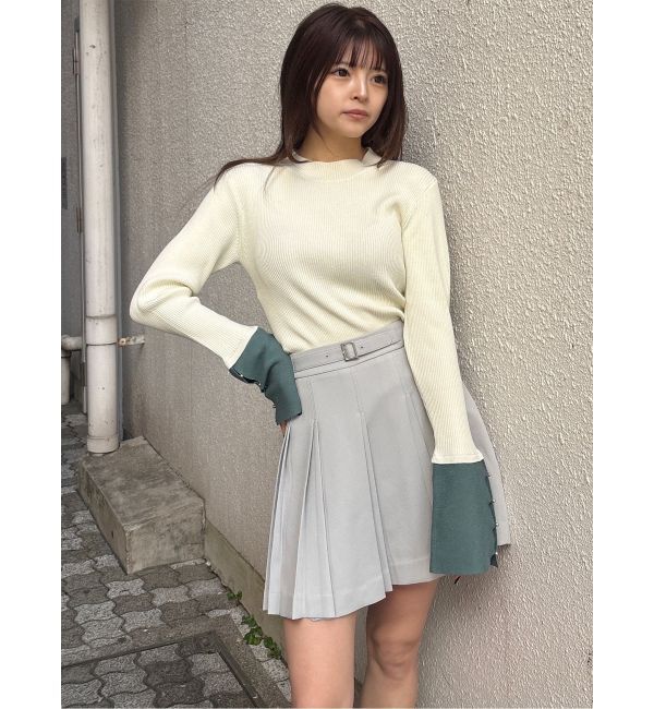 MURUA「ダブルプリーツミニスカート【セット販売対象】」|スカート|
