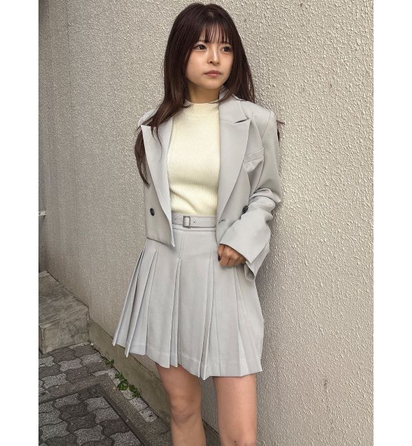 MURUA「ダブルプリーツミニスカート【セット販売対象】」|スカート|