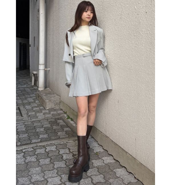 MURUA「ダブルプリーツミニスカート【セット販売対象】」|スカート|