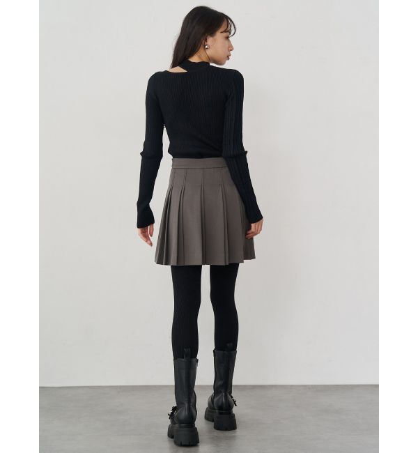 MURUA「ダブルプリーツミニスカート【セット販売対象】」|スカート|