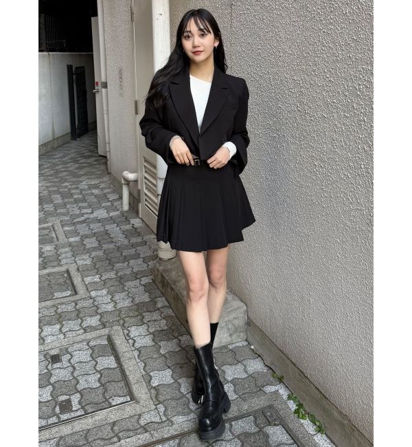 MURUA「ダブルプリーツミニスカート【セット販売対象】」|スカート|