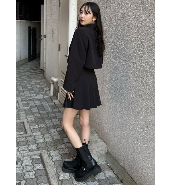 MURUA「ダブルプリーツミニスカート【セット販売対象】」|スカート|