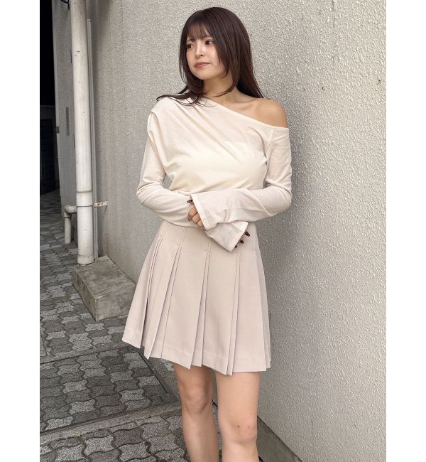 MURUA「ダブルプリーツミニスカート【セット販売対象】」|スカート|