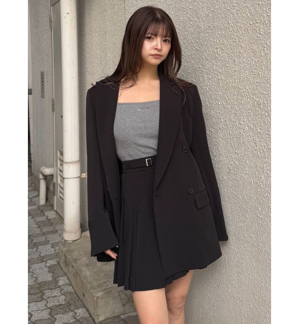 MURUA「ダブルプリーツミニスカート【セット販売対象】」|スカート|