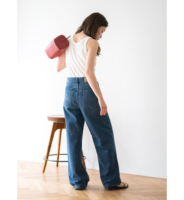 Ungrid「ハイウエストオーガニックコットンルーズデニム」|デニム|