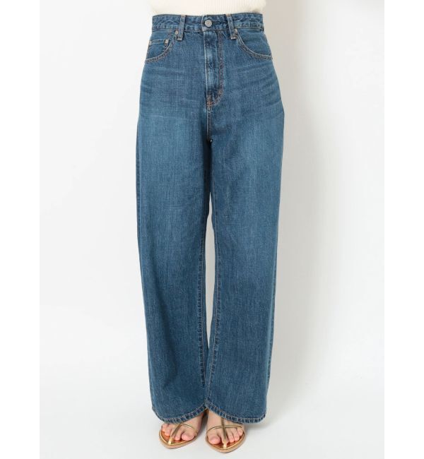 Ungrid「ハイウエストオーガニックコットンルーズデニム」|デニム|