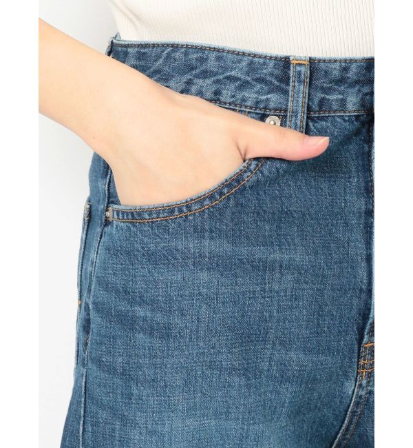 Ungrid「ハイウエストオーガニックコットンルーズデニム」|デニム|