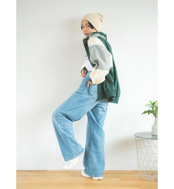 Ungrid「ハイウエストオーガニックコットンルーズデニム」|デニム|