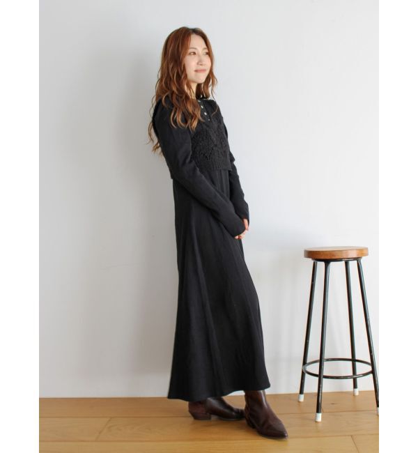 Ungrid「ニットレイヤードワンピース」|ワンピース|