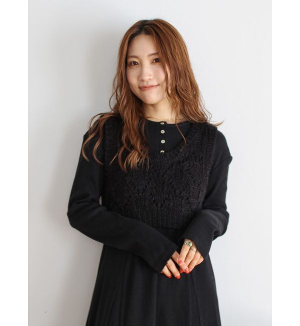 Ungrid「ニットレイヤードワンピース」|ワンピース|