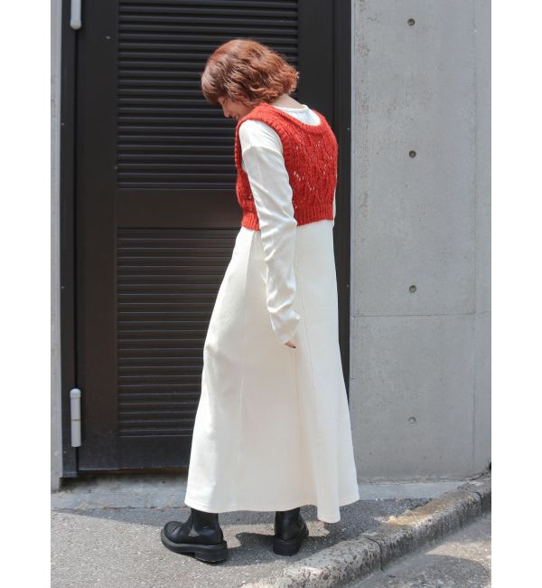 Ungrid「ニットレイヤードワンピース」|ワンピース|